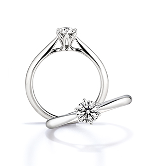 設計簡約到極致的訂婚戒指“聖·耀眼（Saint.glare）”